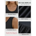 thumbnail image 4 of MOYIKO Womens Summer Tank Tops Sleeveless T Shirt Casual Loose Fit Tunic Blouses, 4 of 7