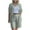 Gray, variant on fatyb Two Piece for Women Cotton Linen 2 Piece Button down Shirt and Shorts Set Summer Casual Sets