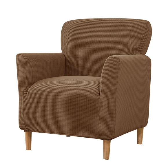 Namzi Funda moderna para sillón, funda jacquard para silla auxiliar, protector de muebles de sala de estar - Marrón