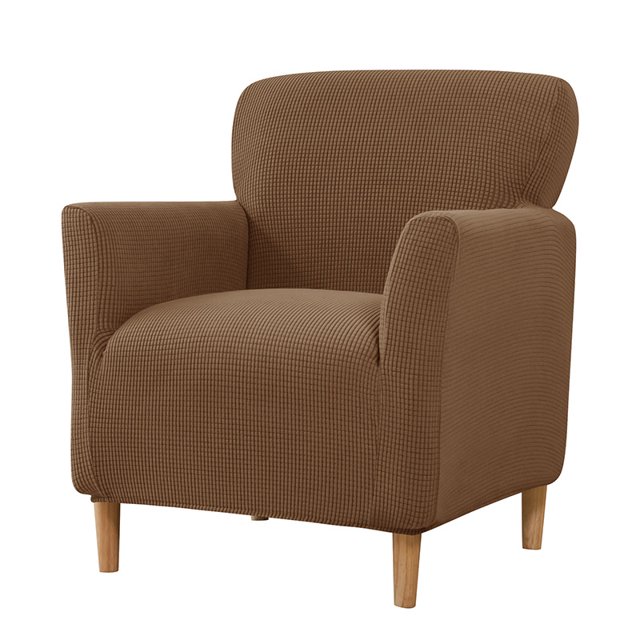 Namzi Funda moderna para sillón, funda jacquard para silla auxiliar, protector de muebles de sala de estar - Marrón