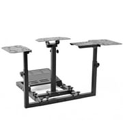 Marada Flight Simulator Cockpit Racing Steering Stand Adjustable Fit for Thrustmaster HOTAS Warthog