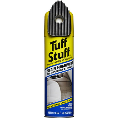Tuff Stuff Stain Remover & Multi-Purpose Cleaner with Scrubby Cap, 18 fl. (Best Way To Remove Stains From Car Upholstery)