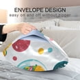 thumbnail image 4 of Yayeee Pillowcase Queen Size Set of 2 Satin Wrinkle Resistant Pillow Case, Bubbles Hamburger, 4 of 8