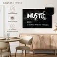 thumbnail image 5 of Elephant Stock Hustle Wall Art - Horizontal Canvas Wall Art - Living Room Wall Decor - Inspirational And Typography Canvas - Black And White Decor - 12" x 8", 5 of 8