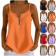 thumbnail image 1 of Neewe Women's Zipper V-Neck Sleeveless Summer Tops Business Casual Work Tunic Tank Tops Dressy Blouse Shirt, 1 of 8