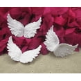 thumbnail image 4 of Alas de ángel multicolores de oro blanco, accesorios para manualidades navideñas, decoración para tartas, alas de plástico de 8/10 cm, 4 of 5