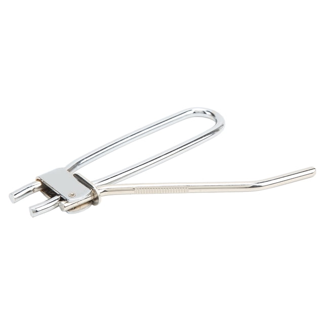 Pinza para manguera de freno, acabado cromado de acero, apertura de 12mm, bordes de mandíbula redondeados, herramienta de abrazadera de tubo de combustible para línea de refrigerante de embrague