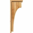 thumbnail image 3 of 8"W x 10"D x 26"H Huntington Rough Sawn Corbel w/Backplate, Western Red Cedar, 3 of 9