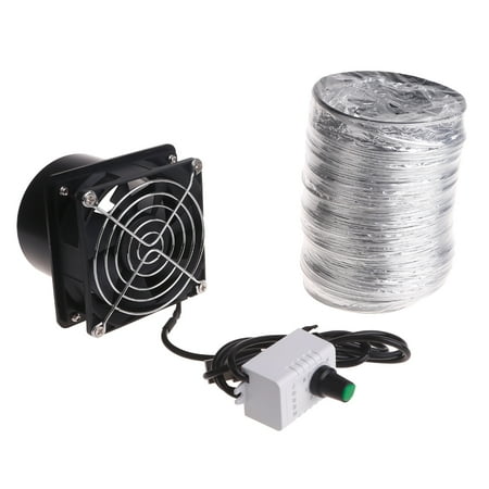 

USB Adjustable Speed Air Ventilation Blower Inline Booster Window Exhauster