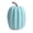 A003- Sky Blue, variant on Halloween Pumpkin, Silver Distressed Artificial Pumpkin, Fall Pumpkin Decor for Home, Thanksgiving Table Centerpiece, Harvest Farmhouse Home Accent, 1 Piece