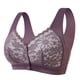 thumbnail image 2 of Karight Front Closure Bras for Women No Underwire Full Coverage Breathable Senior Bras Upgraded Push Up Padded Bralette, 2 of 5
