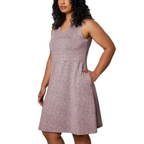 Mondetta Women's Active Dress,Elderberry,Small 696539474292