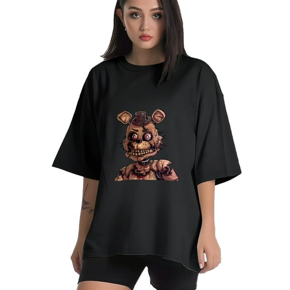 Women T Shirt Graphic Tee Summer Tops Half Sleeve Loose Drop Shoulder Vintage Shirts Streetwear Sweat Casual Tees XS