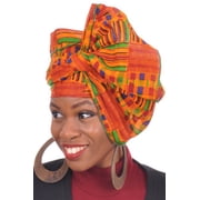 Kente African Print Multicolor Head wrap
