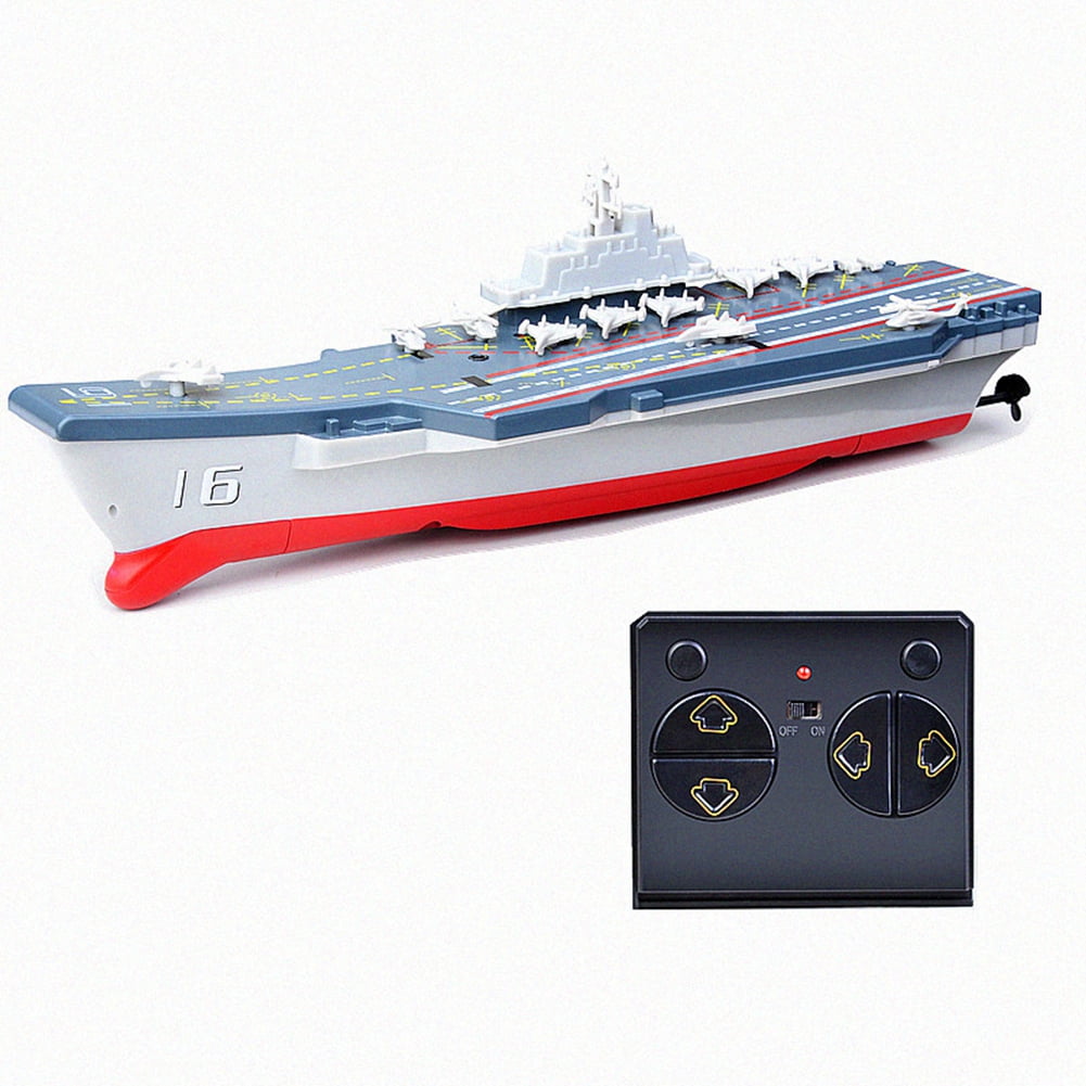 New 2.4G Mini Remote Control Aircraft Carrier Cruiser Electric Wireless