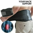 thumbnail image 4 of Magnetic Back Support Brace Belt Lumbar Lower Waist Double Adjust Pain Relief, 4 of 5