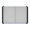 Bi-Silque Visual Communication Product, Inc. Enclosed Cabinet Whiteboard, 45.7'' x 67.3''
