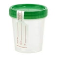 thumbnail image 3 of Sterile Specimen Collection Cups with Green Lid, 4 oz/120ml with Graduations(12 Pack), 3 of 4