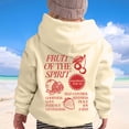 thumbnail image 2 of CAIXIA Girls Casual Long Sleeve Hoodies Lightweight Girls Fashion Sweatshirt Long Sleeve Kids Clothes Graphic Back To School Outfit Pullover Tops with Pocket, 2 of 8