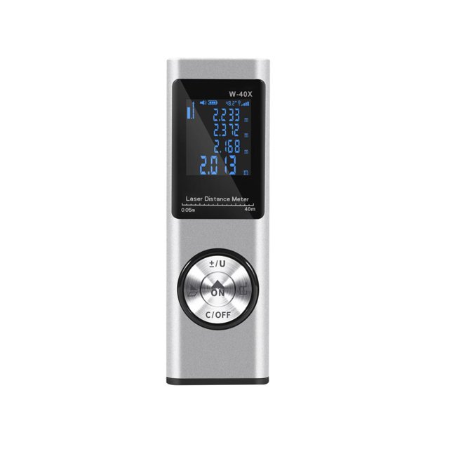 40/60/80m Distancemètre Télémètre à Ruban Mesure Numérique avec Angle Mesure, Longue Durée