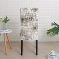 thumbnail image 2 of Nvzi Juego de 6 fundas para sillas de comedor, fundas para sillas de cocina y comedor, fundas elásticas para sillas Parson (paquete de 6, patrón geométrico impreso), 2 of 4