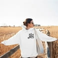thumbnail image 7 of WENWU Womens Hoodie Long Sleeve Womens Pullover Sweatshirt Oversized Sweatshirt for Women White Hoodies for Women Fall Sweatshirt Cute Sweatshirt, 7 of 7