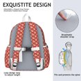 thumbnail image 5 of Christmas Cartoon Dog Paw Backpack for School,Cute School Bag,Schoolbag with Adjustable Shoulder Straps & Padded Back,13.4"x11"x4.7", 5 of 6