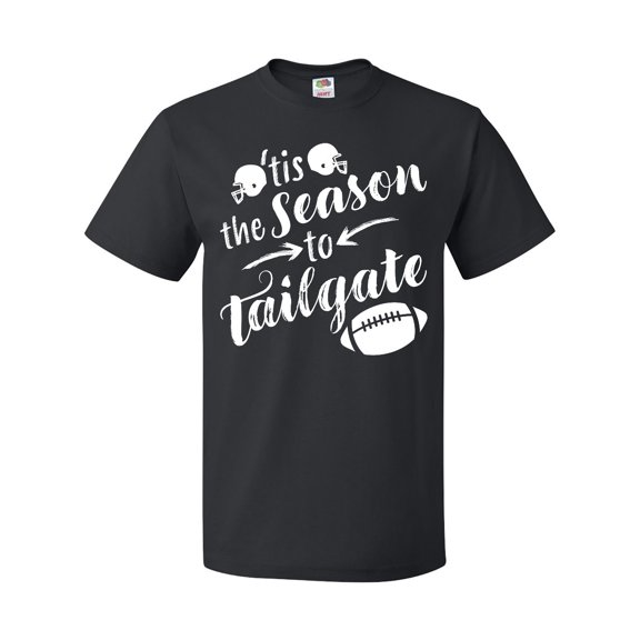 Inktastic Tis the Season to Tailgate with Helmets and Football T-Shirt