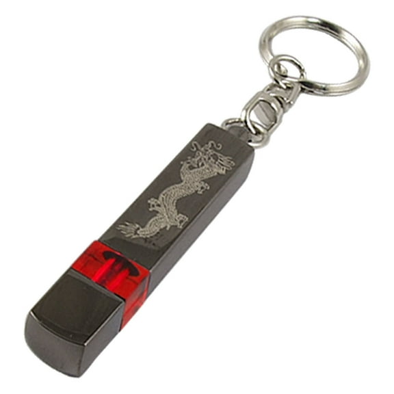 Dragon Print Anti-Static Keychain Car Static Discharger Red Grey