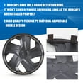 thumbnail image 3 of 17" Hubcaps Universal Wheel Rim Covers Snap On installation, [Only Fit Iron Hub & Steel Wheel] Heavy Duty PP Material (17 Inch Set of 4, Black Lacquer & Red Lacquer ), 3 of 9