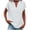 White-01, variant on STETMN Women's Casual Cotton Linen Tunic Top V Neck Cap Sleeve Loose Fit Blouse Summer Solid Shirt