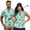 Tropical Leaf, variant on Jeiento His and Hers Matching Golf Shirts, Moisture Wicking Quick Dry Men's Short Sleeve Shirts & Women's Sleeveless Tank Top for Golf Tennis Outdoor Summer Sports, Tropical Palm Leaf Print