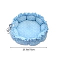 thumbnail image 3 of Juguetes de piscina, juguetes para bebés, juguetes para niños pequeños, cama para mascotas, cómodo cojín ajustable, almohadilla para dormir cálida, canasta redonda, sofá, cama para perros, suministros, 3 of 3