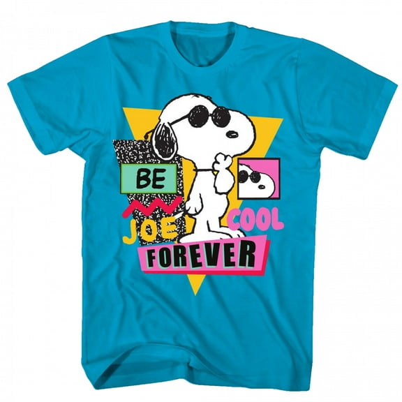 Peanuts Snoopy Dog Be Joe Cool Forever T-Shirt-Small