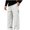 White men's cargo pants loose fit a1, variant on BRELIL Men's Cargo Pants Loose Fit Wide Leg Drawstring Casual Streetwear Activewear Quick Dry Joggers Workout Hiking Trousers Solid Fall Fashion, Black L