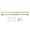 Gold, variant on TWOPAGES 18" to 28" Adjustable Gold Cafe Curtain Rod with Rings for Kitchen Bedroom French Door