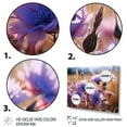 thumbnail image 3 of Designart "Cornflowers landscape V" Floral Floater Framed Wall Decor, 3 of 7