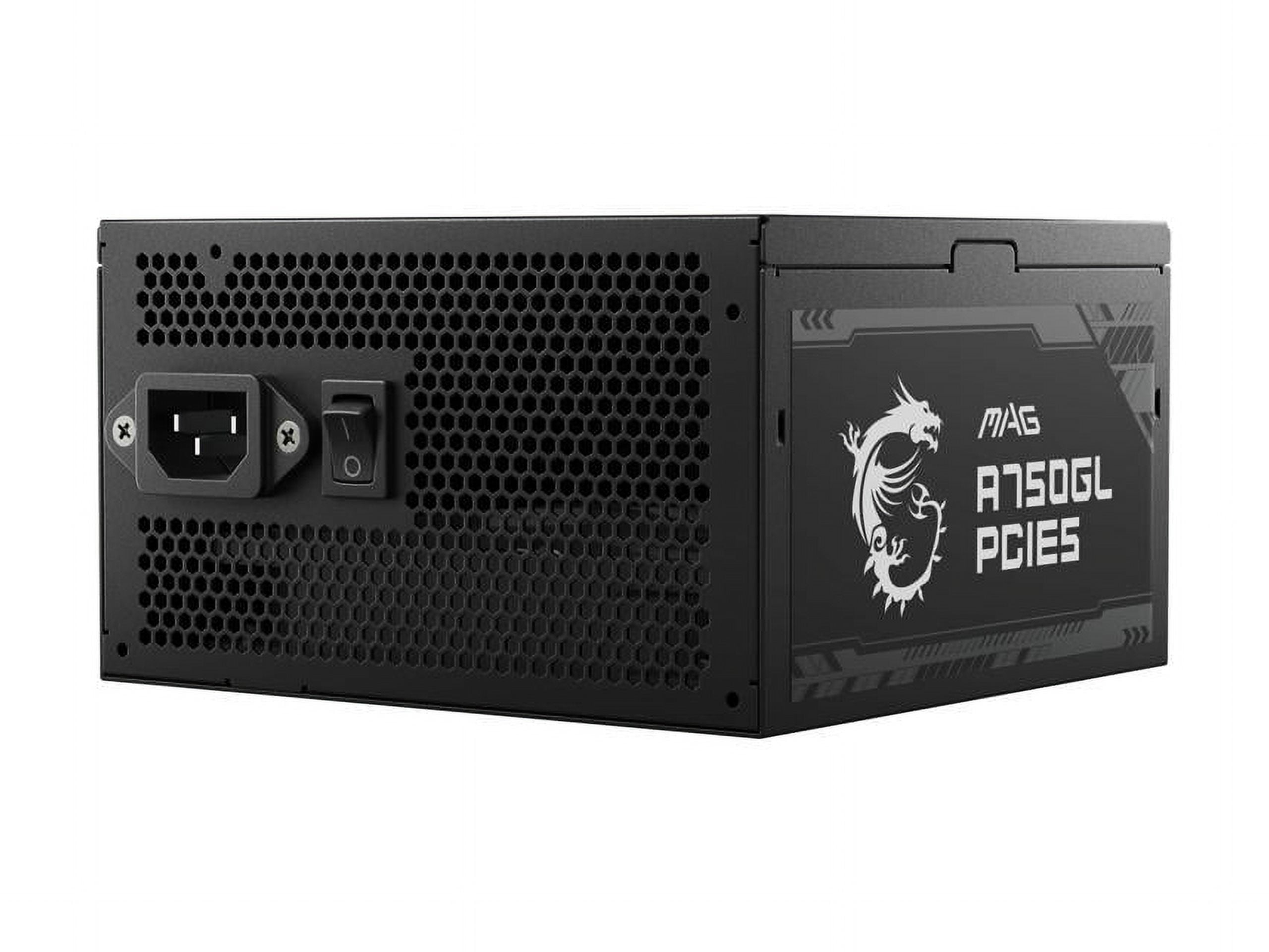 MSI MAG A750GL PCIE5 750W MSI MAG A750GL PCIE5 ATX 3.0 Gold Modular PSU \u2014 Computer Orbit
