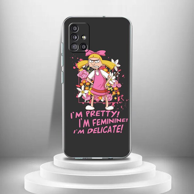 Funda de teléfono de tendencia para Samsung Galaxy A52, A12, A32, A21s, A51, A73, Funda suave transparente, A72, A31, A50, A41 qiuyongmign unisex