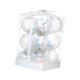 thumbnail image 5 of Adornos de bolas de Navidad, adornos decorativos para árboles de Navidad, adornos colgantes de bricolaje para celebraciones navideñas de año Nuevo 12 piezas estilo E, 5 of 8