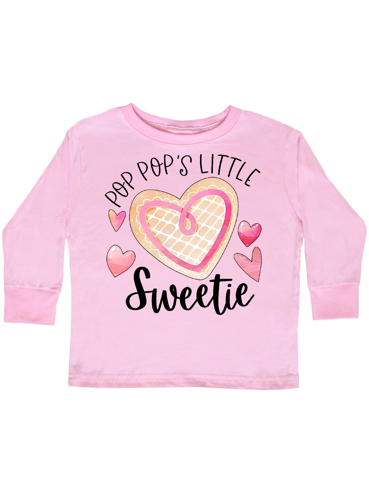 INKtastic - Pop Pop's Little Sweetie with Pink Heart Cookie Toddler ...