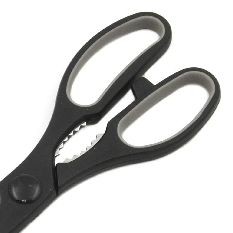 Chef Craft 9 inch Kitchen Shears Scissors Stainless Steel Blades, Black