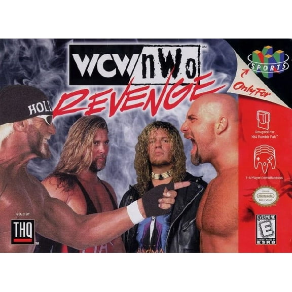 Restored WCW/NWO Revenge (Nintendo 64, 1998) Wrestling Game (Refurbished)