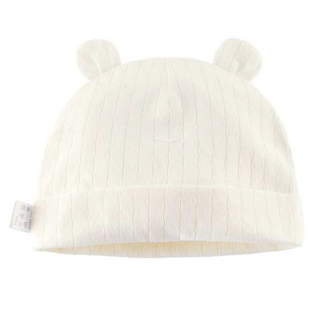 Solid Color Newborn Hat Creative Elastic Ears Cute Baby Hat Baby Cotton Beanie
