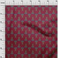thumbnail image 2 of oneOone Cotton Cambric Fabric Leaves & Floral Block Decor Fabric Printed BTY 56 Inch Wide, 2 of 4