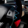 thumbnail image 5 of Electrocardiogram 14.5 Inch Printing PVC Leather Auto Accessories Car Wheel Cover Steering Wheel Covers Steering Wheel Cover, 5 of 6