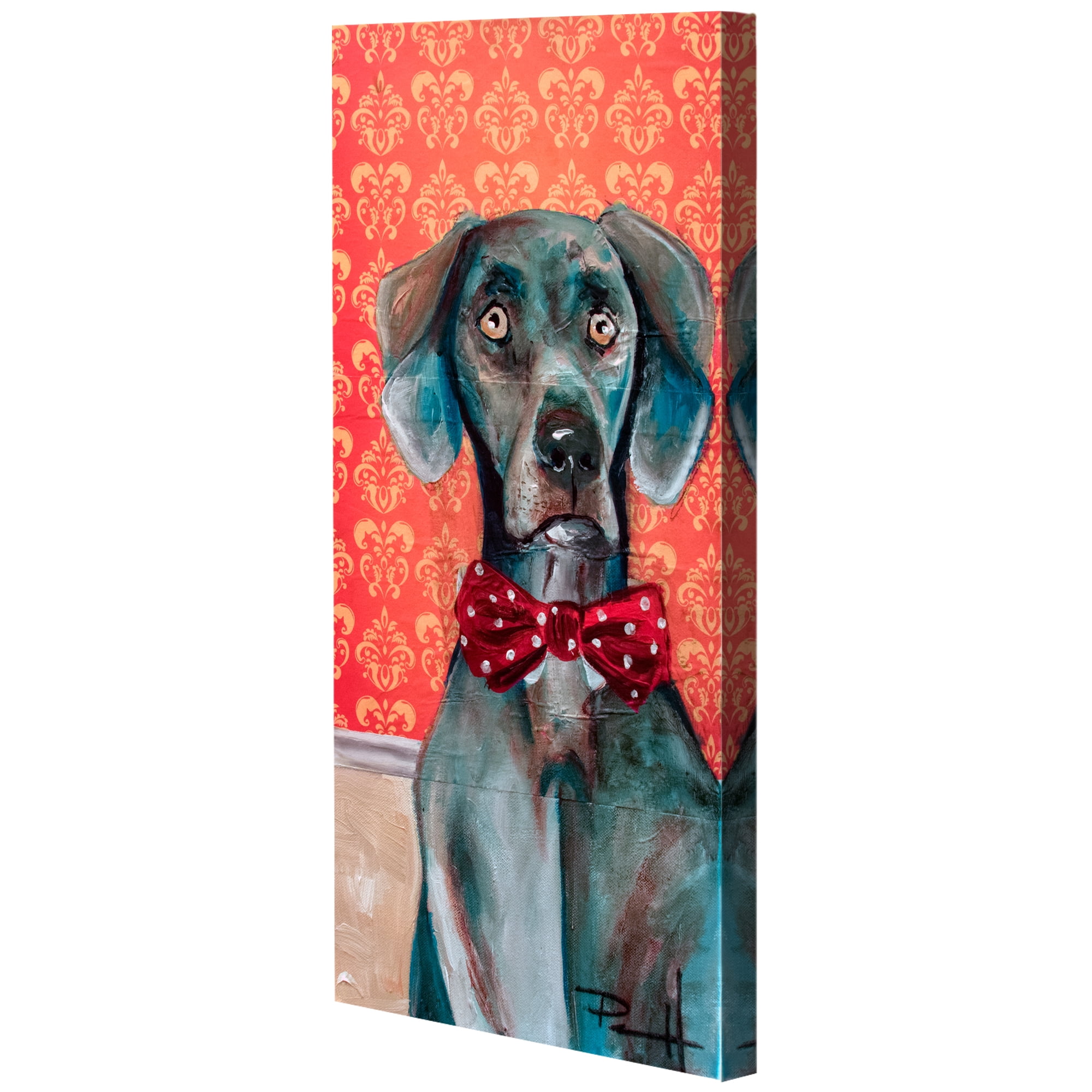 Fancy Dogs by Sean Parnell Wrapped Canvas Art Print Set of 4