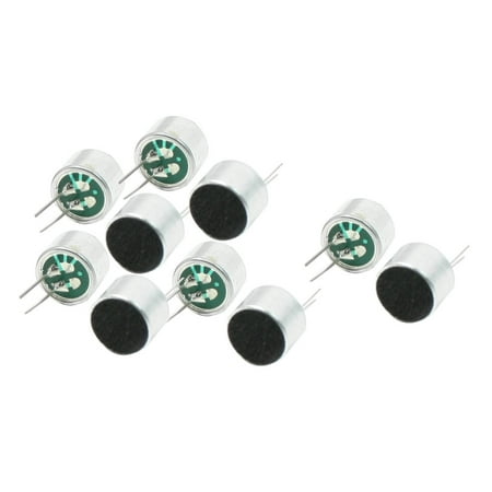 Mic Capsule - Twin Needle MIC Capsule Electret Condenser Microphone 9.7mmx7mm 10 Pcs