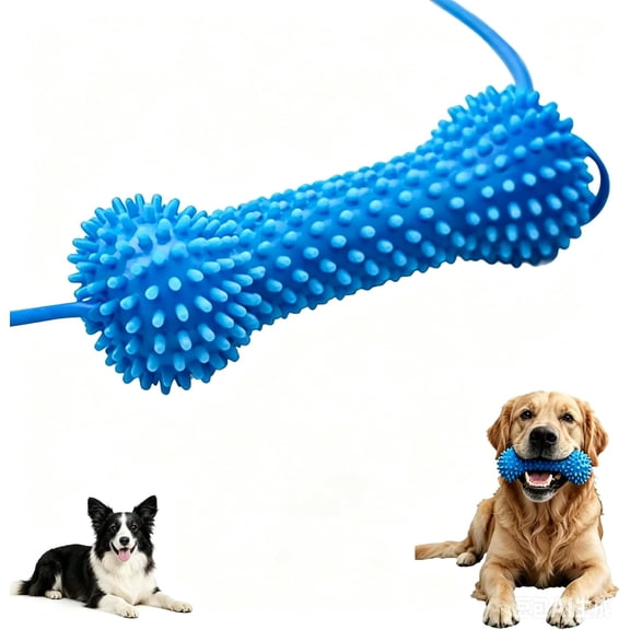 Rongyun Dual-Action Canine Dental Prop, Dog Dental Chew Toy for Easier Teeth Brushing, Pet Oral Care for Small, Medium and Large Dogs(1 pcs)
