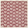 thumbnail image 6 of SAFAVIEH Chatham Jackson Geometric Wool Area Rug, Red/Ivory, 6' x 9', 6 of 10